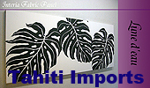 タヒチインポーツ Tahiti Imports ファブリックパネル